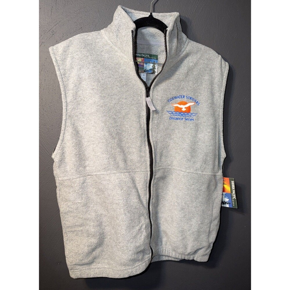 Tidewater Striders Sierra Pacific Jacket Sz S Men’s Outdoors Fleece Vest Grey